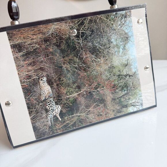 Handmade Purse – National Geographic Cover 1996 Animal Print NWT - Picture 3 of 9